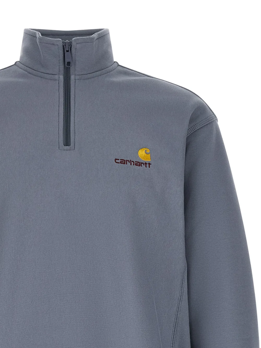 Carhartt WIP Sweater met halve rits Blauw