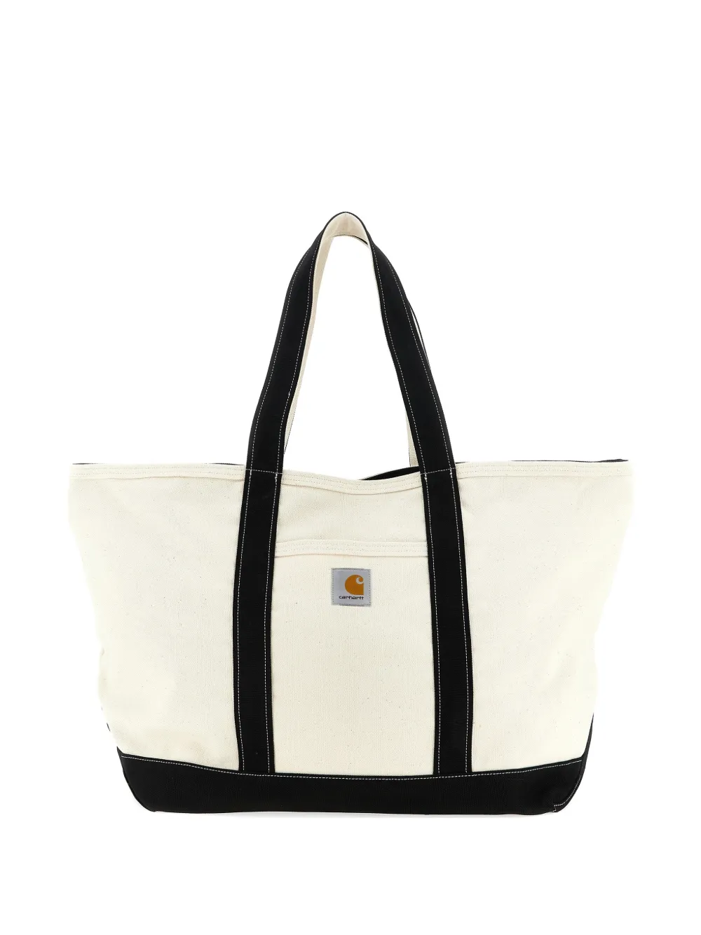 Carhartt WIP logo-patch canvas tote bag - Weiß