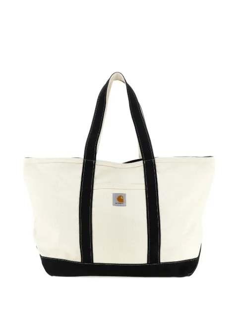 Carhartt WIP logo-patch canvas tote bag