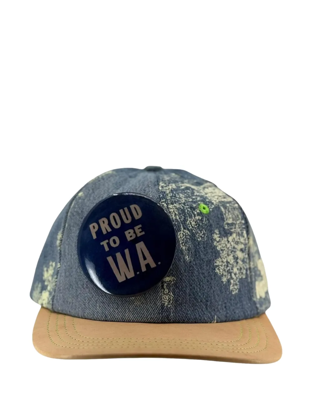 Better with Age Teresa deconstructed denim cap - Blu