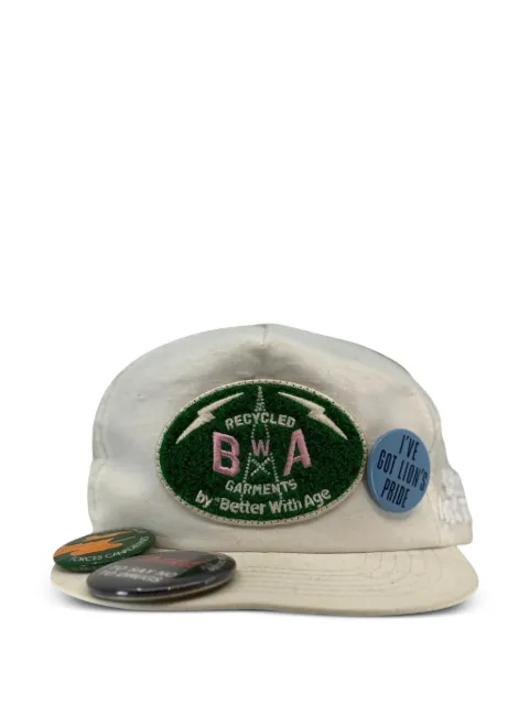 Better with Age  Caprice badge-embellished cap