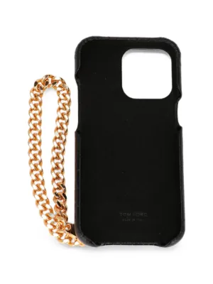 スマートフォン・携帯電話 TOM FORD フローラルプリント レザーケース