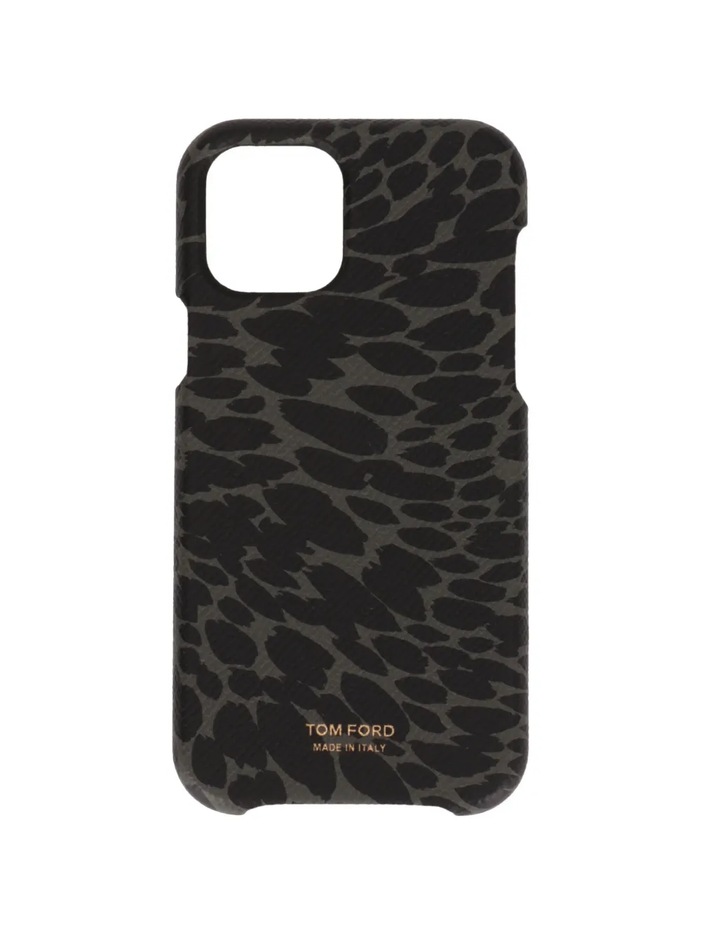 TOM FORD leopard-print phone case - Nero