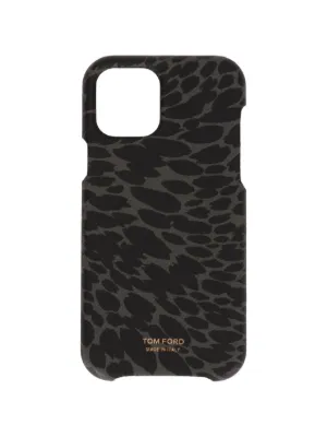 TOM FORD レザースマホケース | ブラック | FARFETCH JP