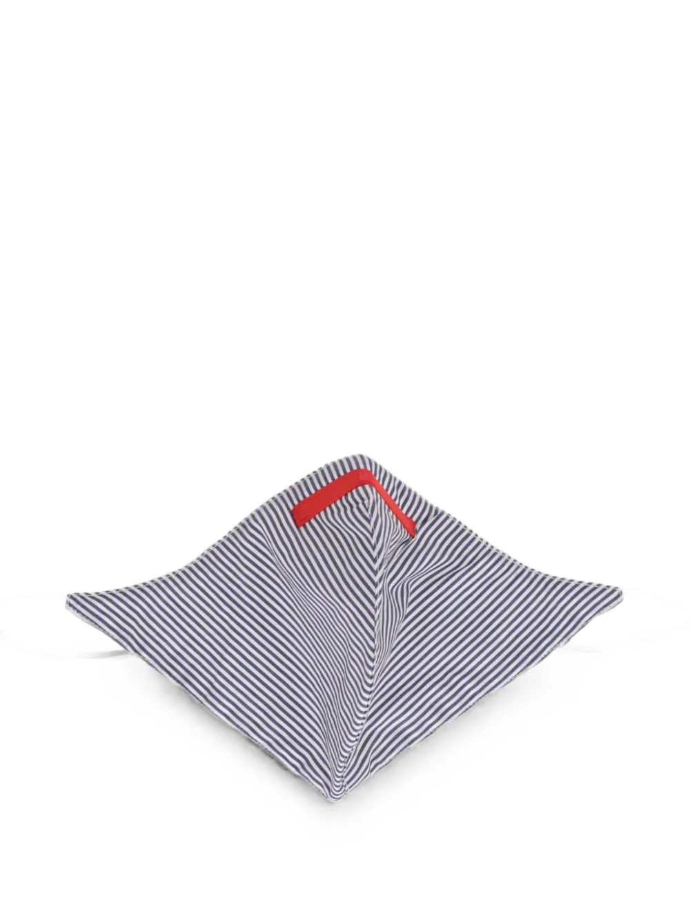 Isaia striped face mask - Blau