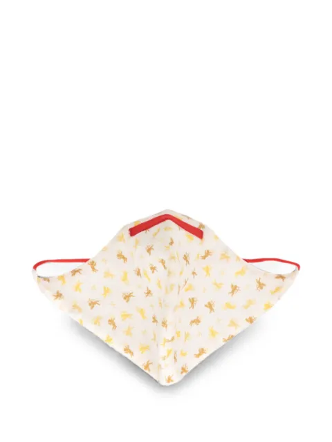 Isaia cherub-print face mask