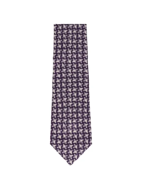 TOM FORD houndstooth-pattern tie