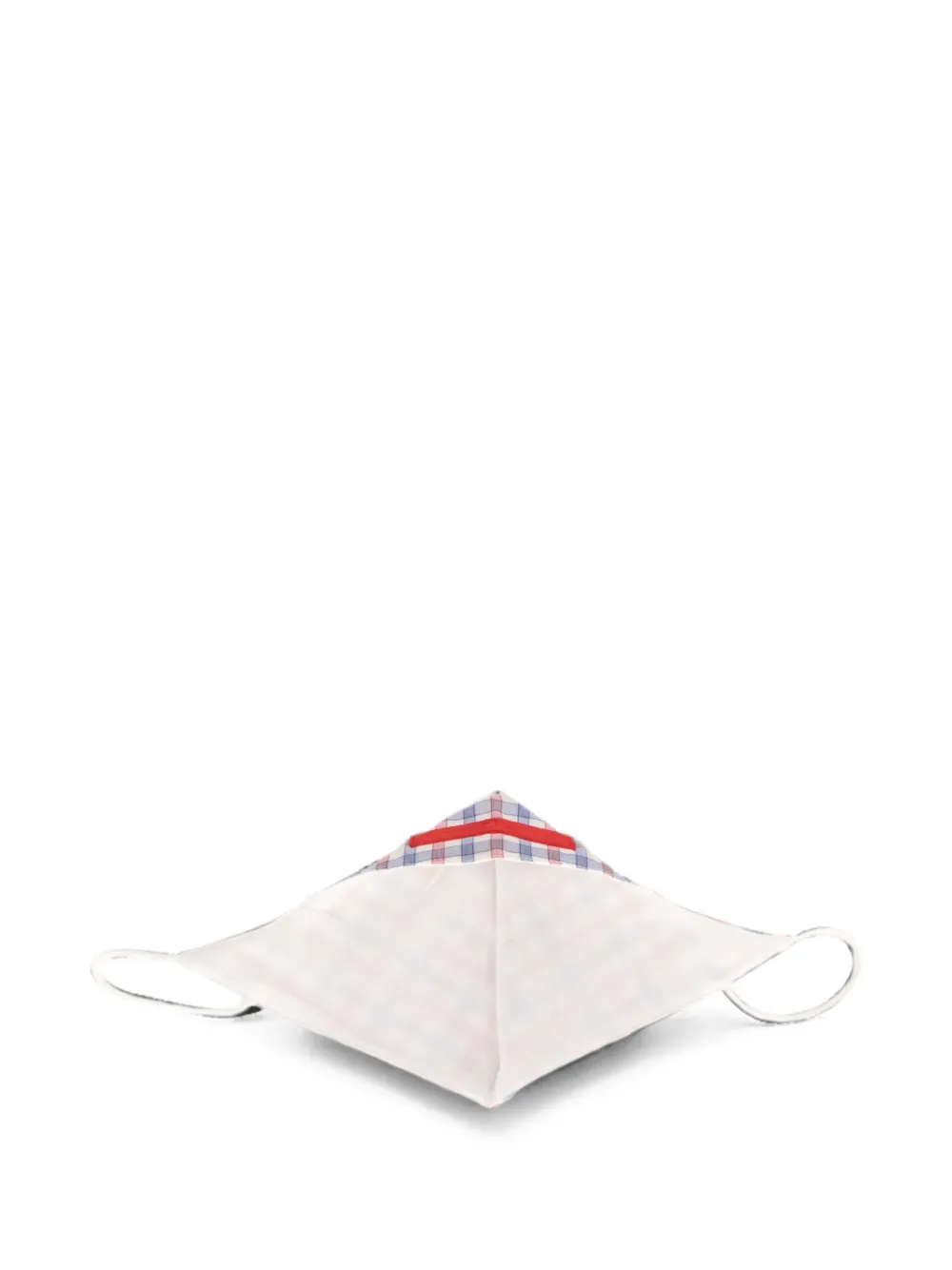 Isaia Geruit masker Wit