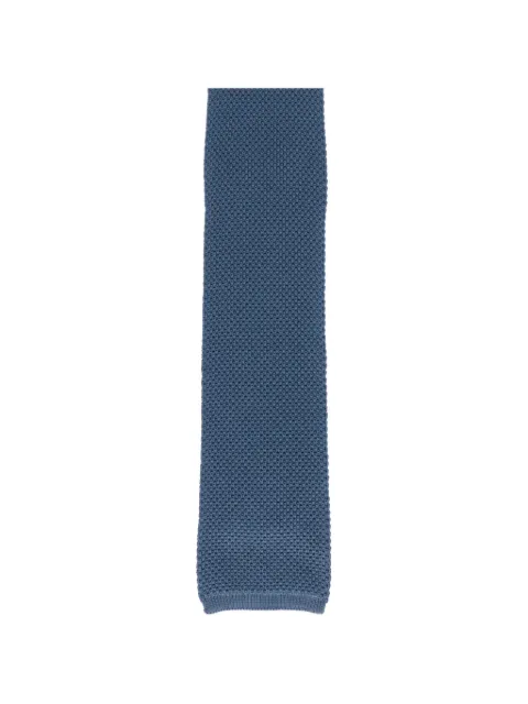 TOM FORD knitted-construction square-tip tie