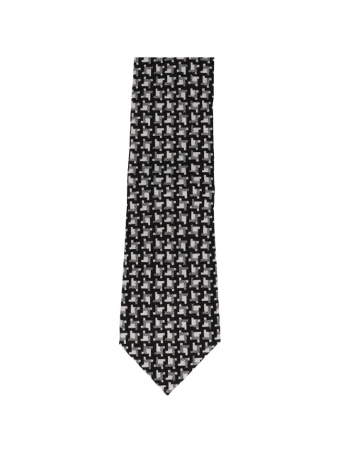 TOM FORD houndstooth-pattern tie