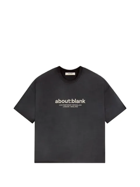 ABOUTBLANK logo-print boxy-fit T-shirt