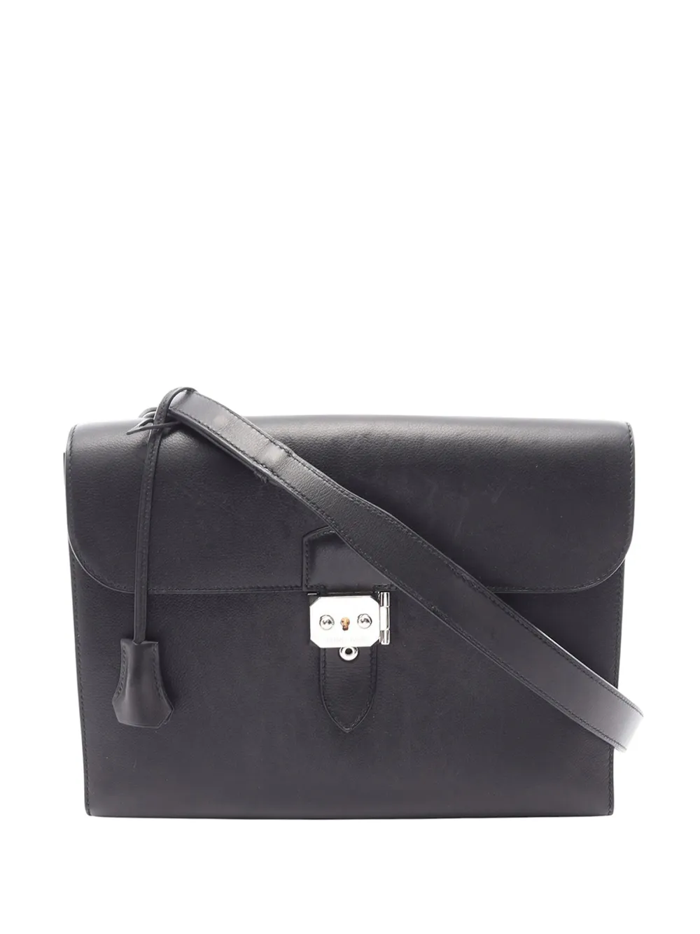 Hermès Pre-Owned 2021 Evergrain Sac A Depeches 29 business bag - Nero