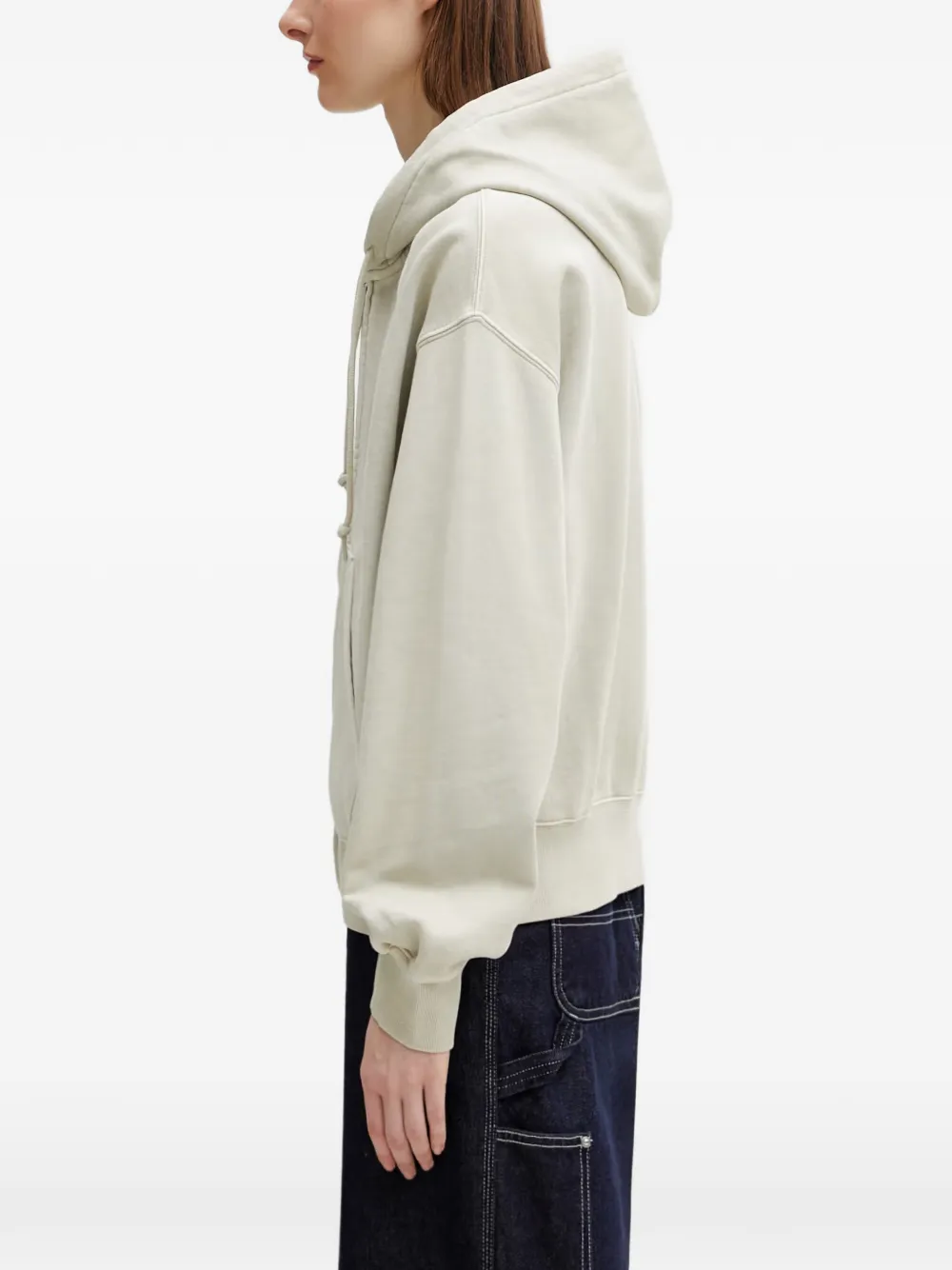 Carhartt WIP Hoodie met logopatch Beige