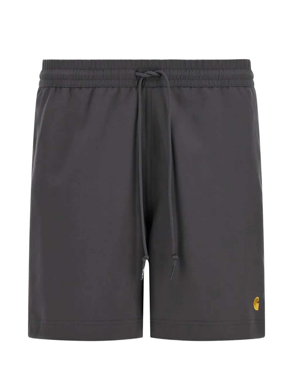 Carhartt WIP Chase logo-embroidered swim shorts - Grau