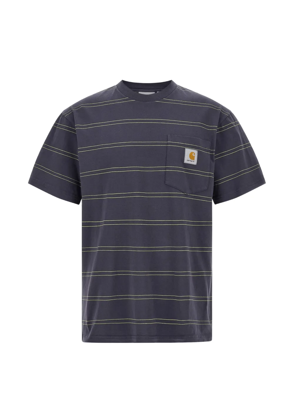 Carhartt WIP Bert Pocket striped T-shirt - Grigio