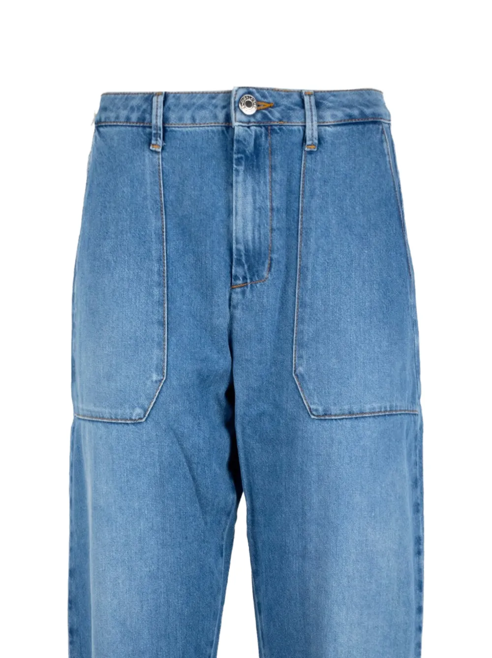  Cigala's Vaqueros Baggy Fatigue Con Bolsillo De Parche - Azul 