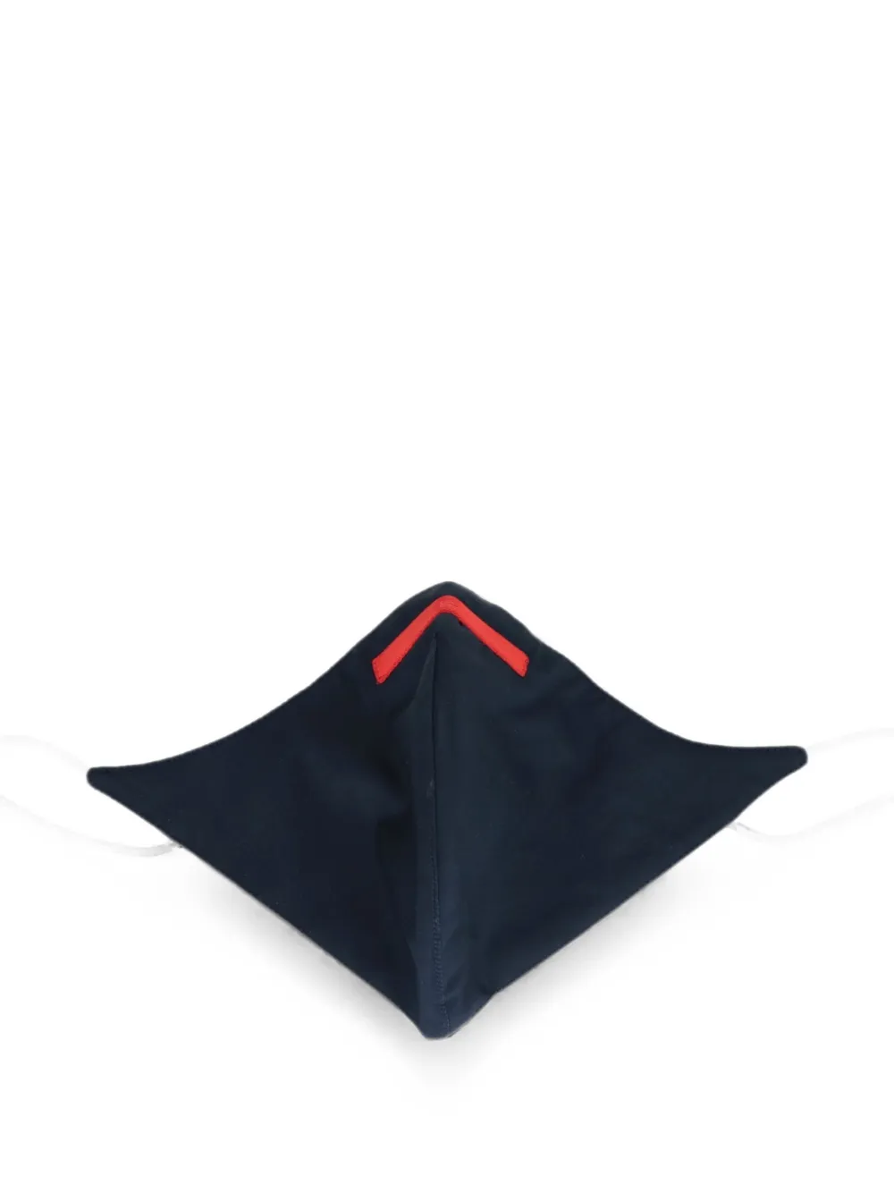 Isaia logo-detail face mask - Blau