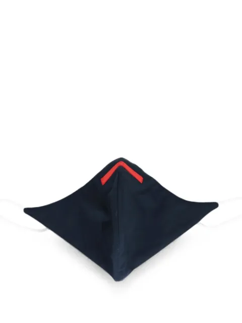 Isaia logo-detail face mask