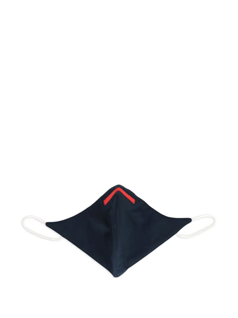 Isaia logo-detail face mask - Blau
