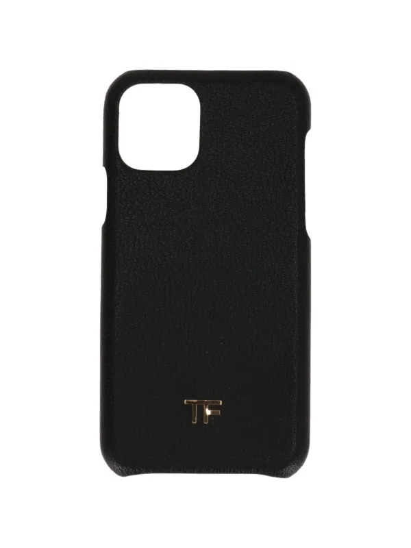 TOM FORD レザースマホケース | ブラック | FARFETCH JP
