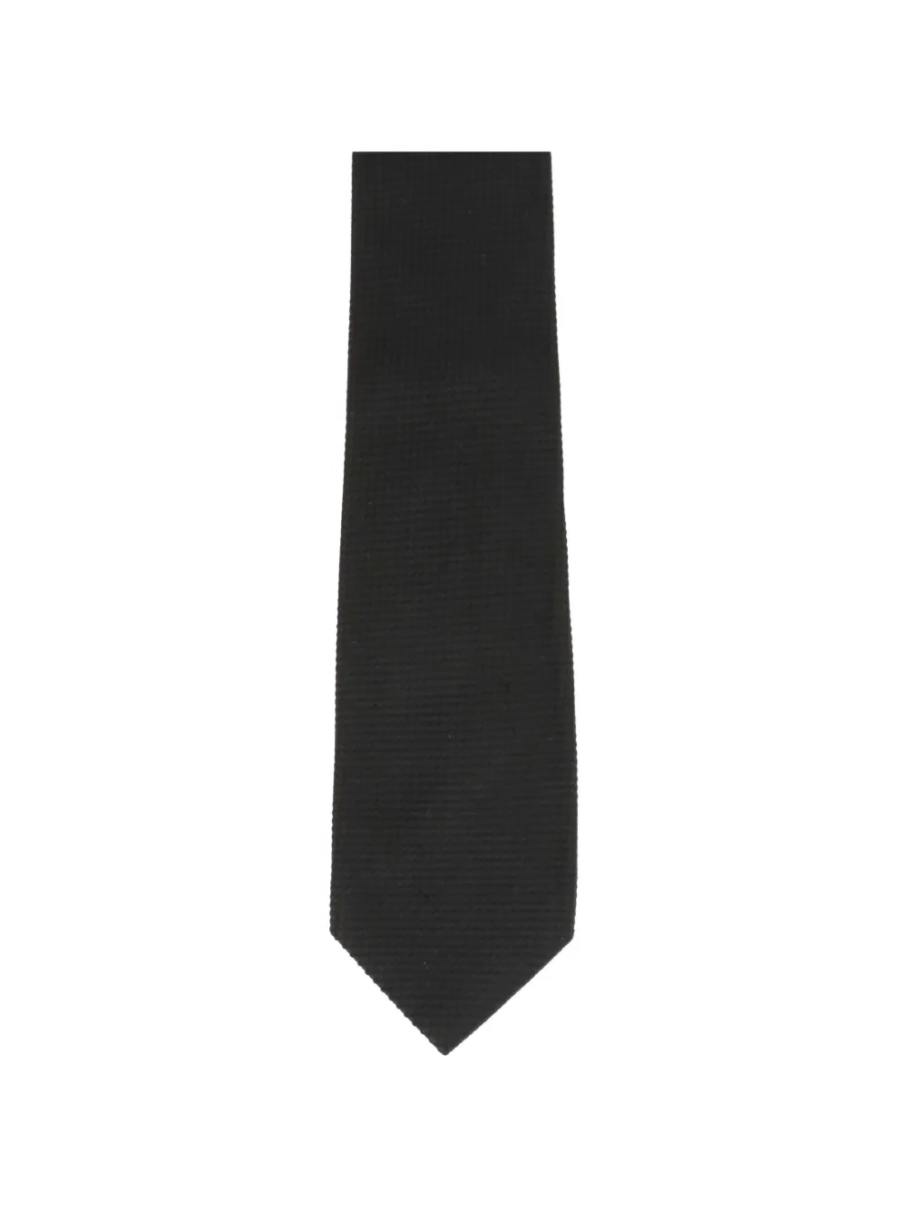 TOM FORD micro-textured pointed-tip tie - Nero