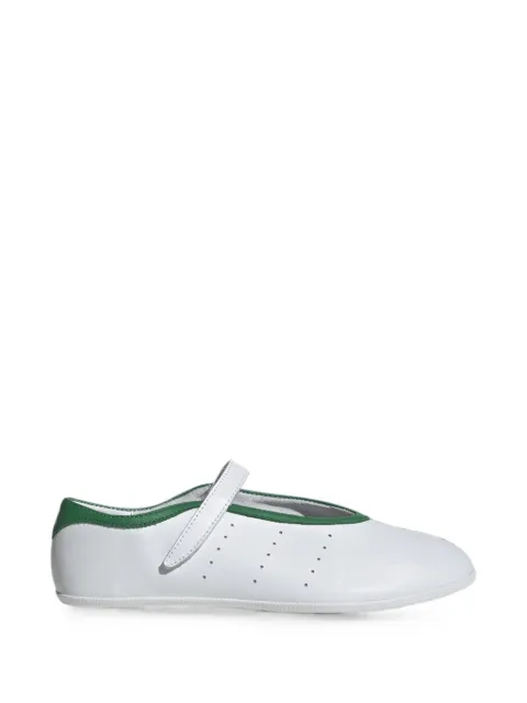 adidas Stan Smith perforated ballet flats