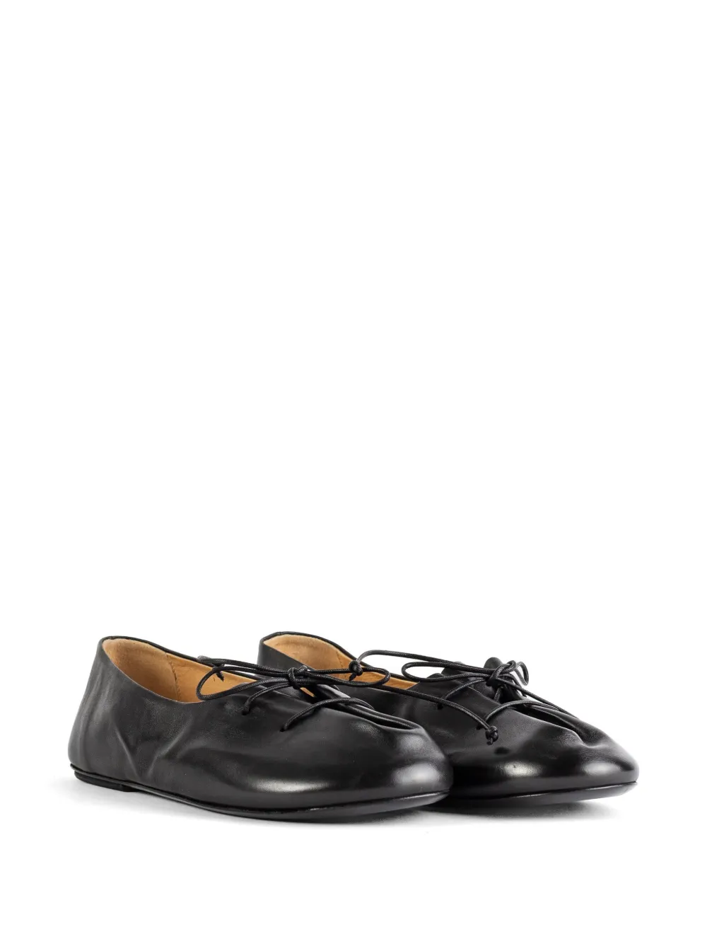 Marsèll Girella lace-up ballet flats Zwart