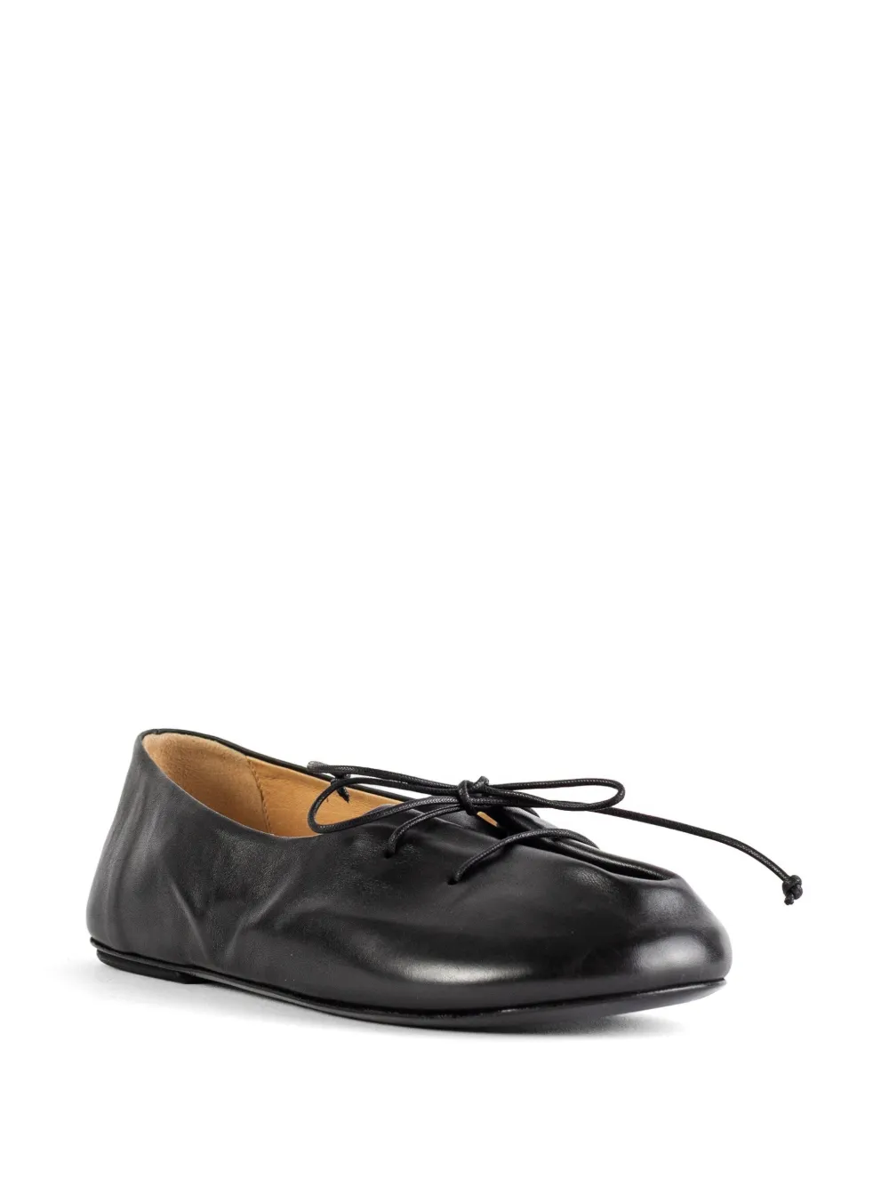 Marsèll Girella lace-up ballet flats Zwart