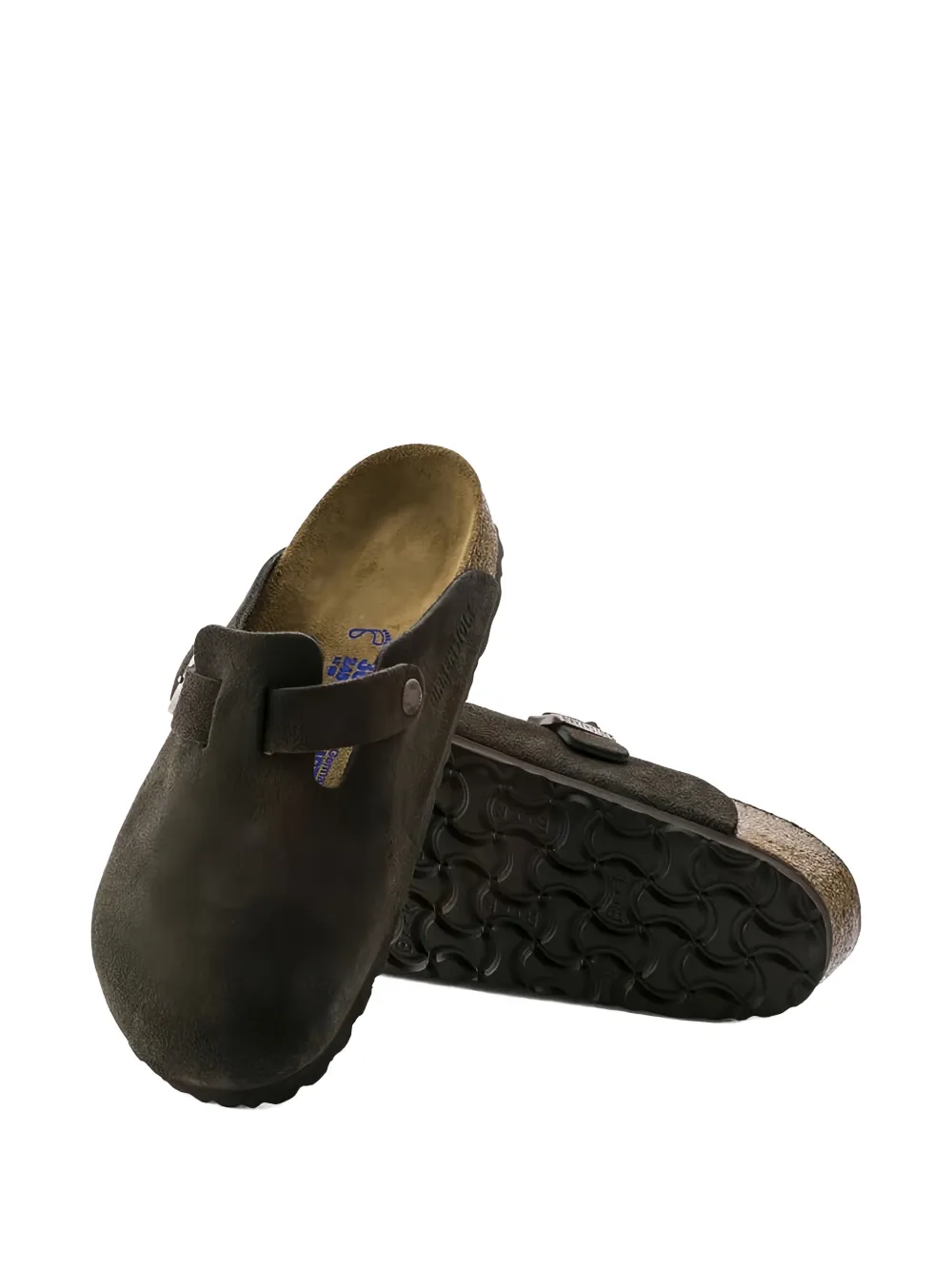Birkenstock Boston suede mules Bruin