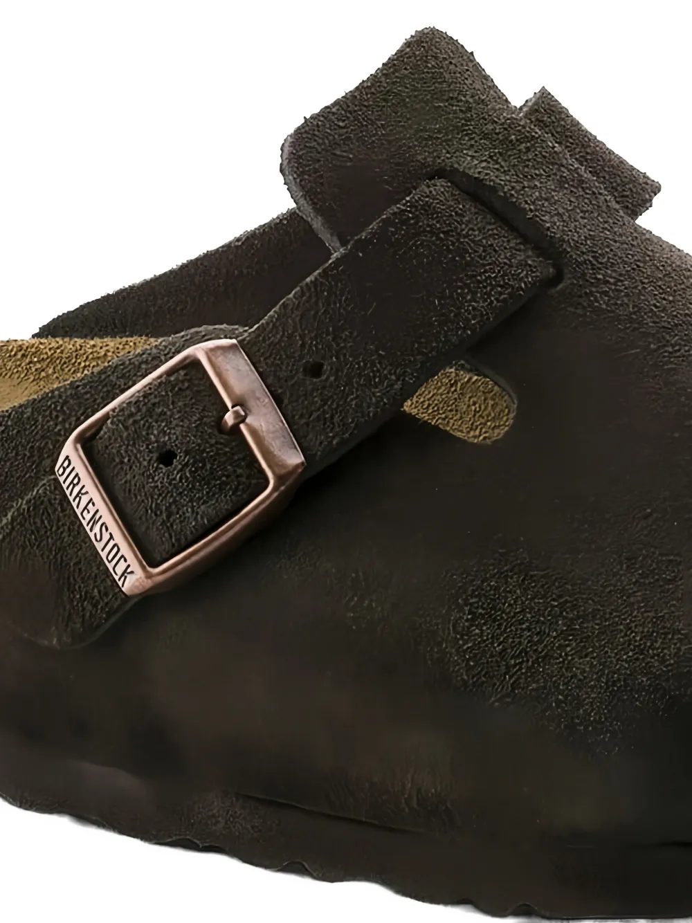 Birkenstock Boston suede mules Bruin