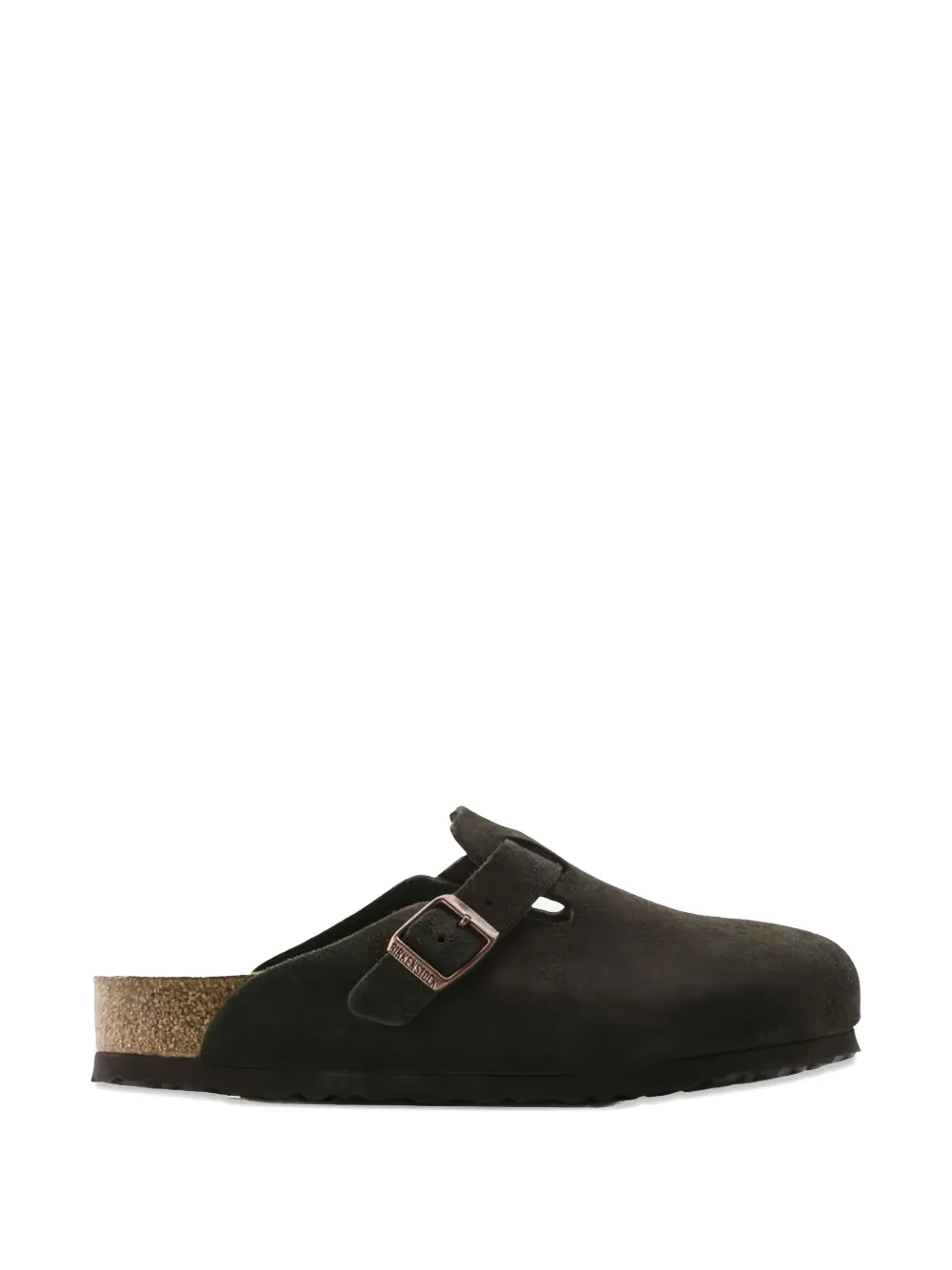 Birkenstock Boston suede mules - Marrone