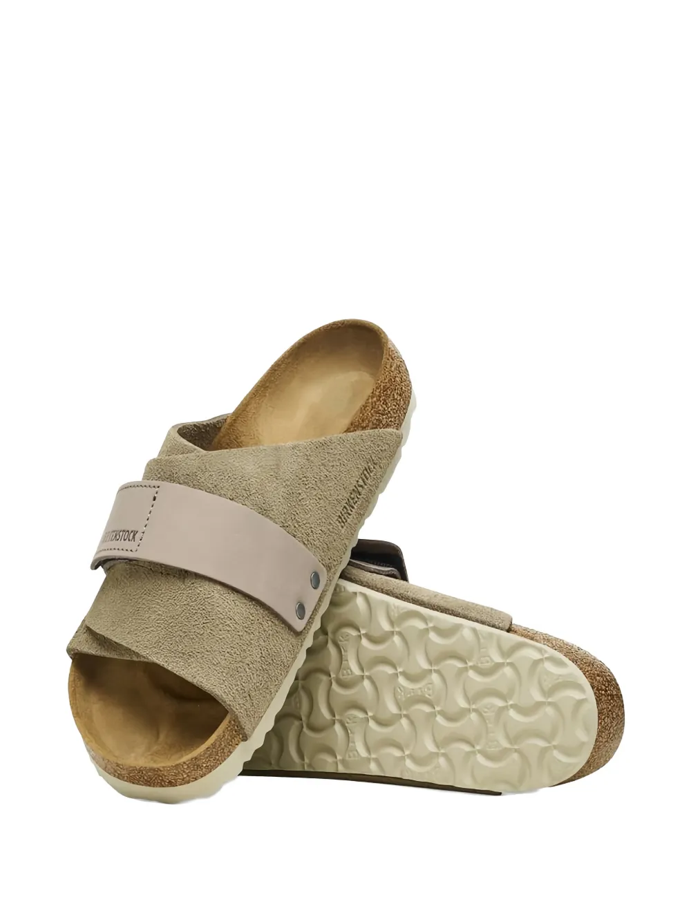 Birkenstock Kyoto touch-strap sandals Beige