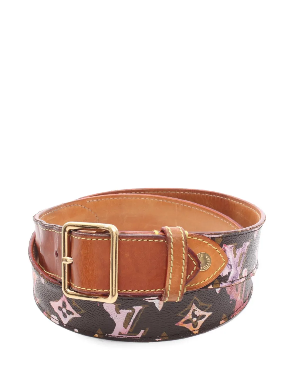 Louis Vuitton Pre-Owned 2008 Monogram Watercolor belt - Braun