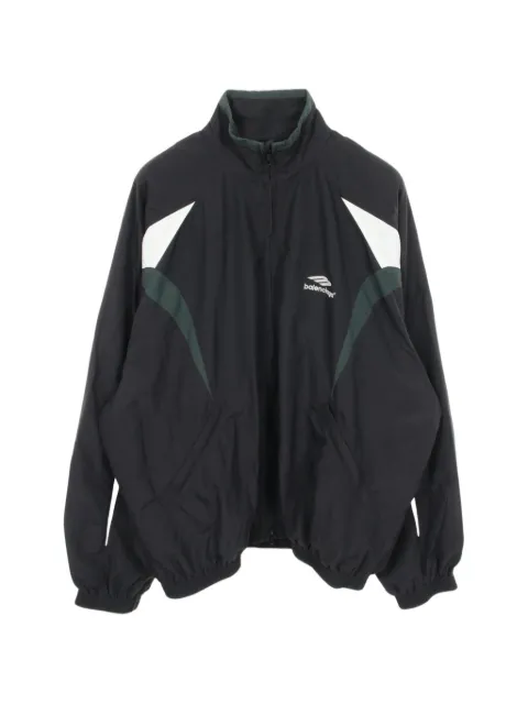 Balenciaga Pre-Owned 2010s logo-embroidered track jacket