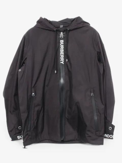 Burberry London Vintage 2000s logo-print hooded parka