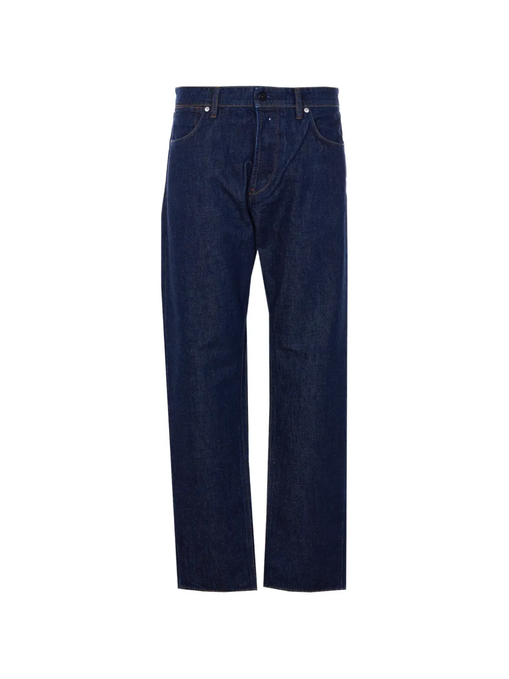 Stone Island straight-leg logo-patch jeans - Blu