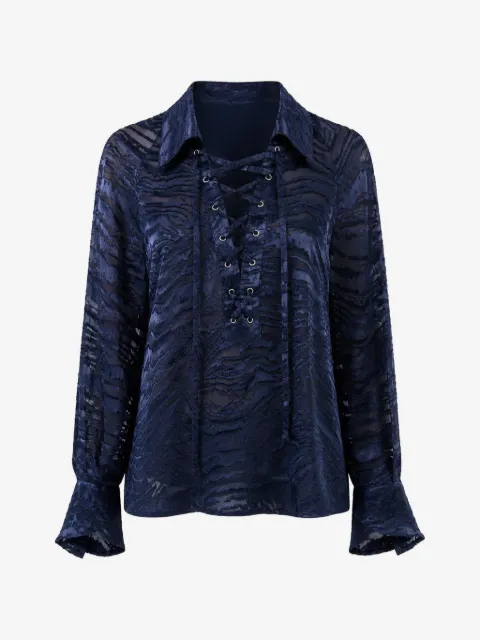 Barbara Bui lace-up blouse
