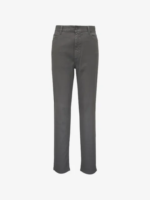 Zegna logo-patch trousers