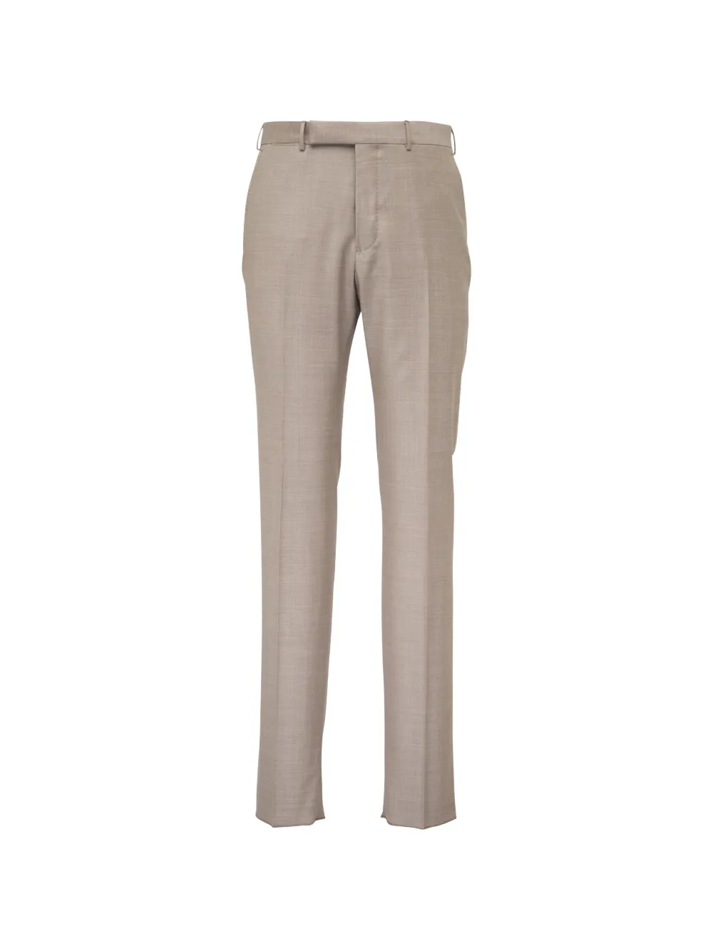 Zegna Pressed-crease Trousers In Neutral