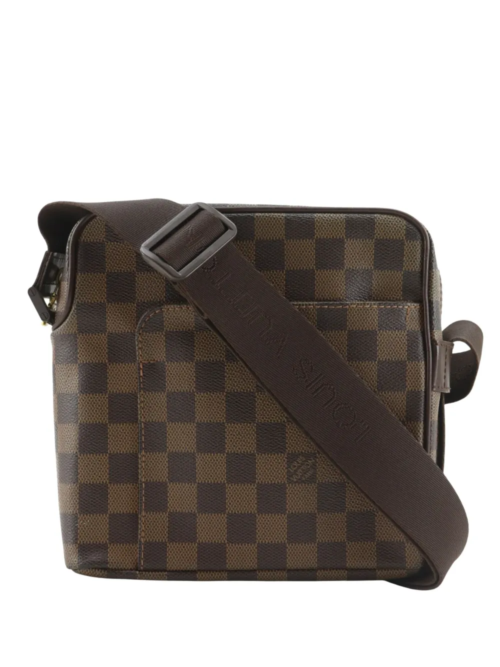 Louis Vuitton Pre-Owned 2007 Damier Ebene Olav PM crossbody bag - Marrone