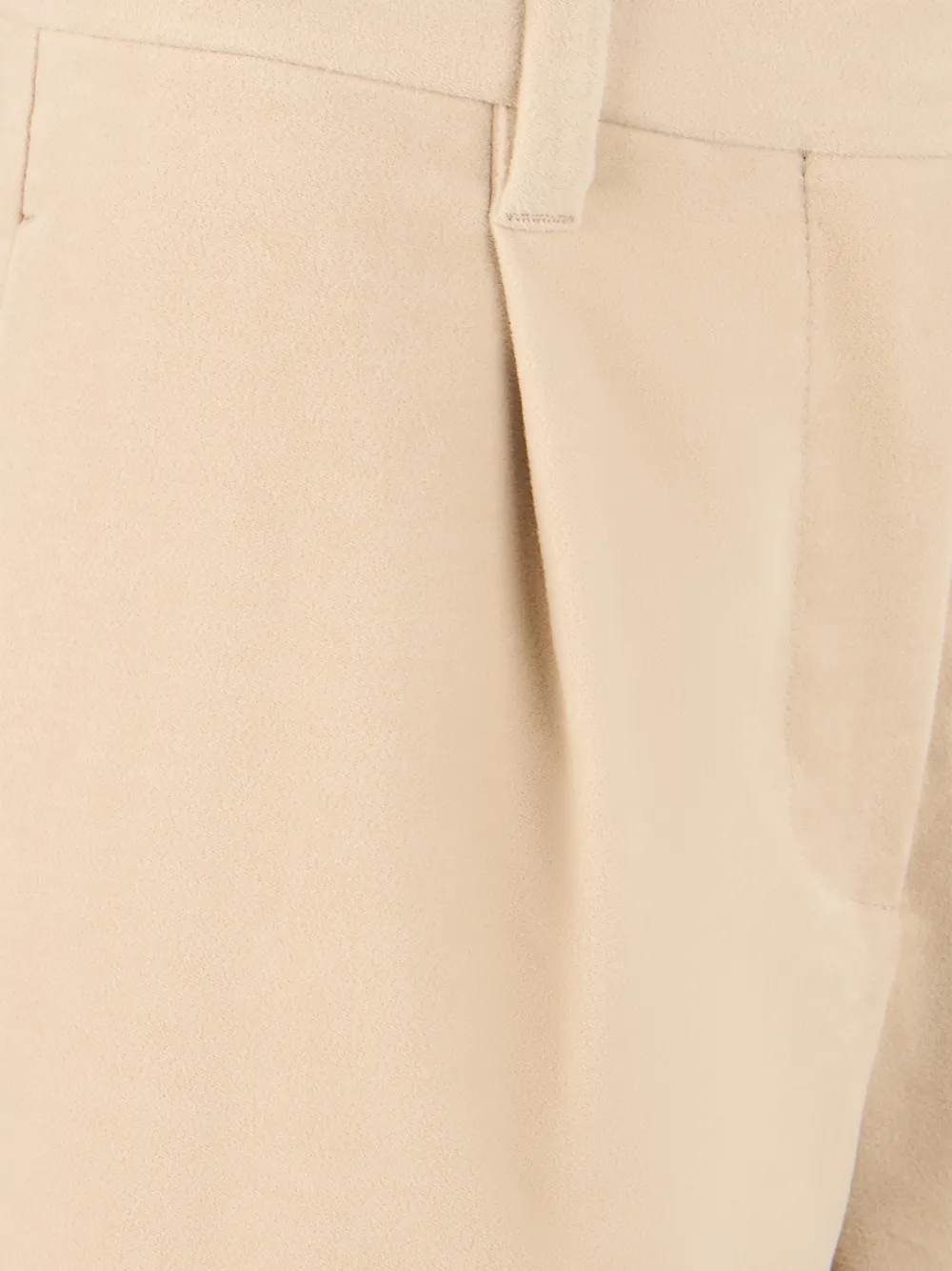 Brunello Cucinelli belt-loop pleated trousers Beige