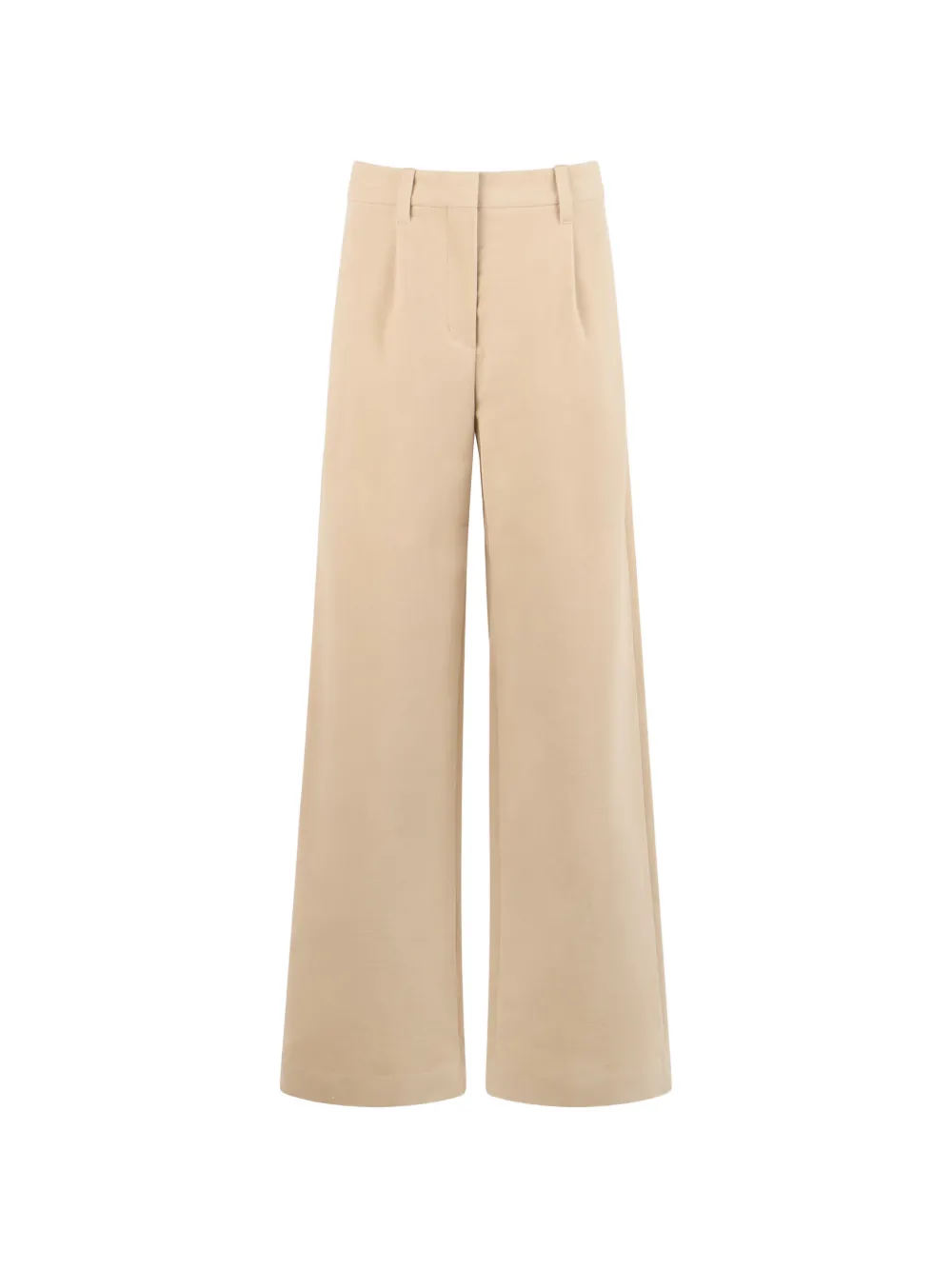Brunello Cucinelli belt-loop pleated trousers Beige