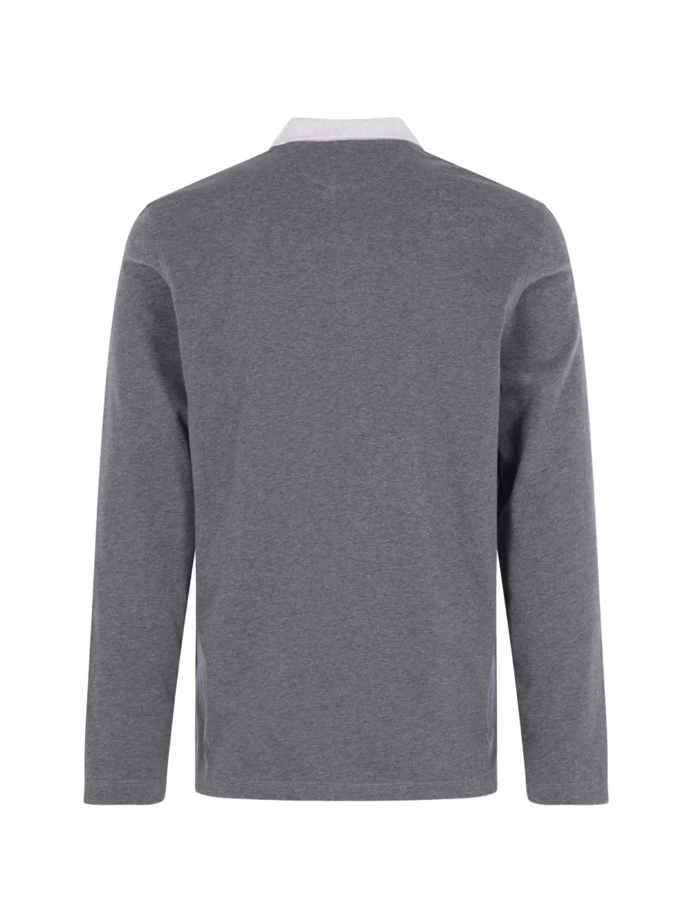 Brunello Cucinelli Poloshirt met lange mouwen Grijs