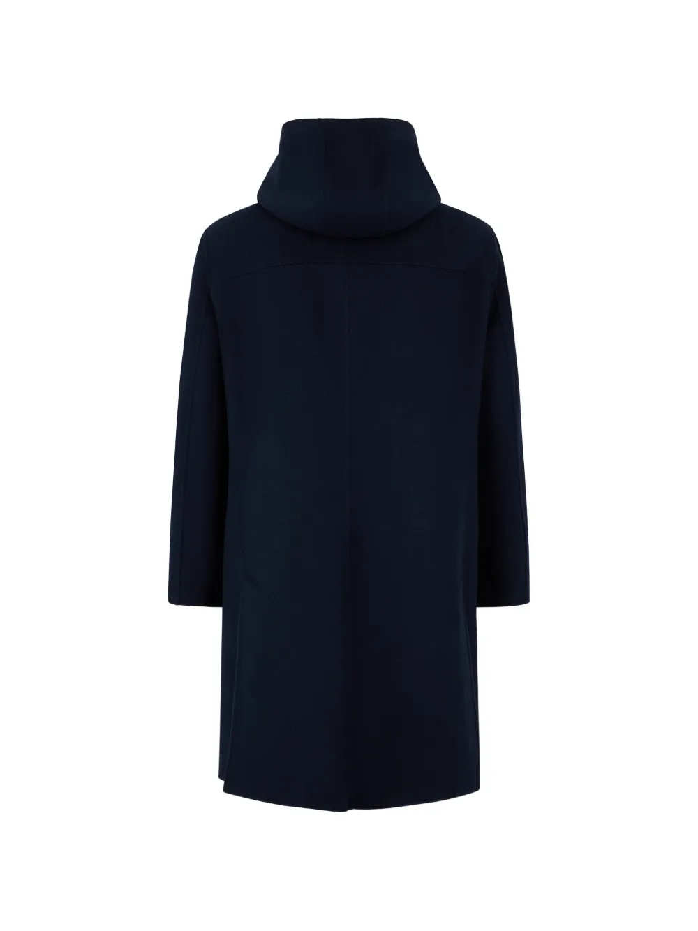 Brunello Cucinelli hooded concealed-fastening coat Blauw