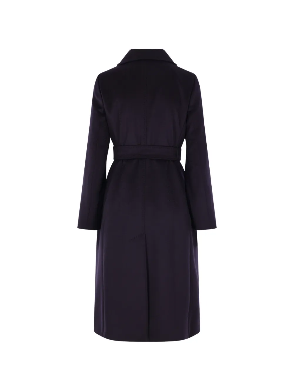 Max Mara Jas met stiksels en ceintuur Paars