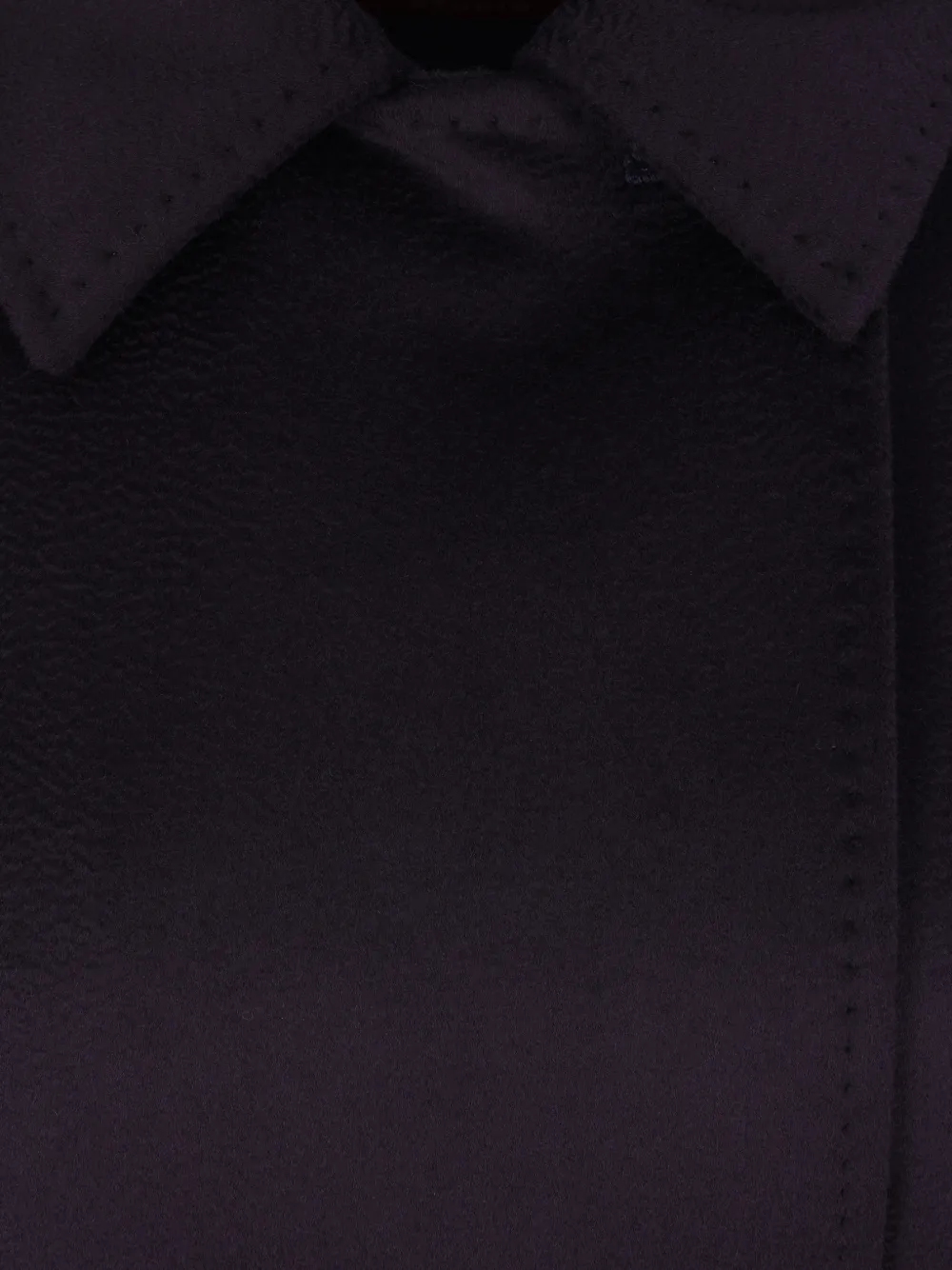 Max Mara Jas met stiksels en ceintuur Paars