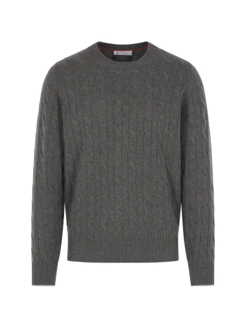 Brunello Cucinelli cable-knit cashmere sweater