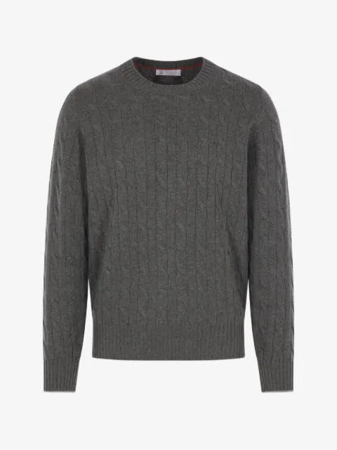 Brunello Cucinelli cable-knit cashmere sweater