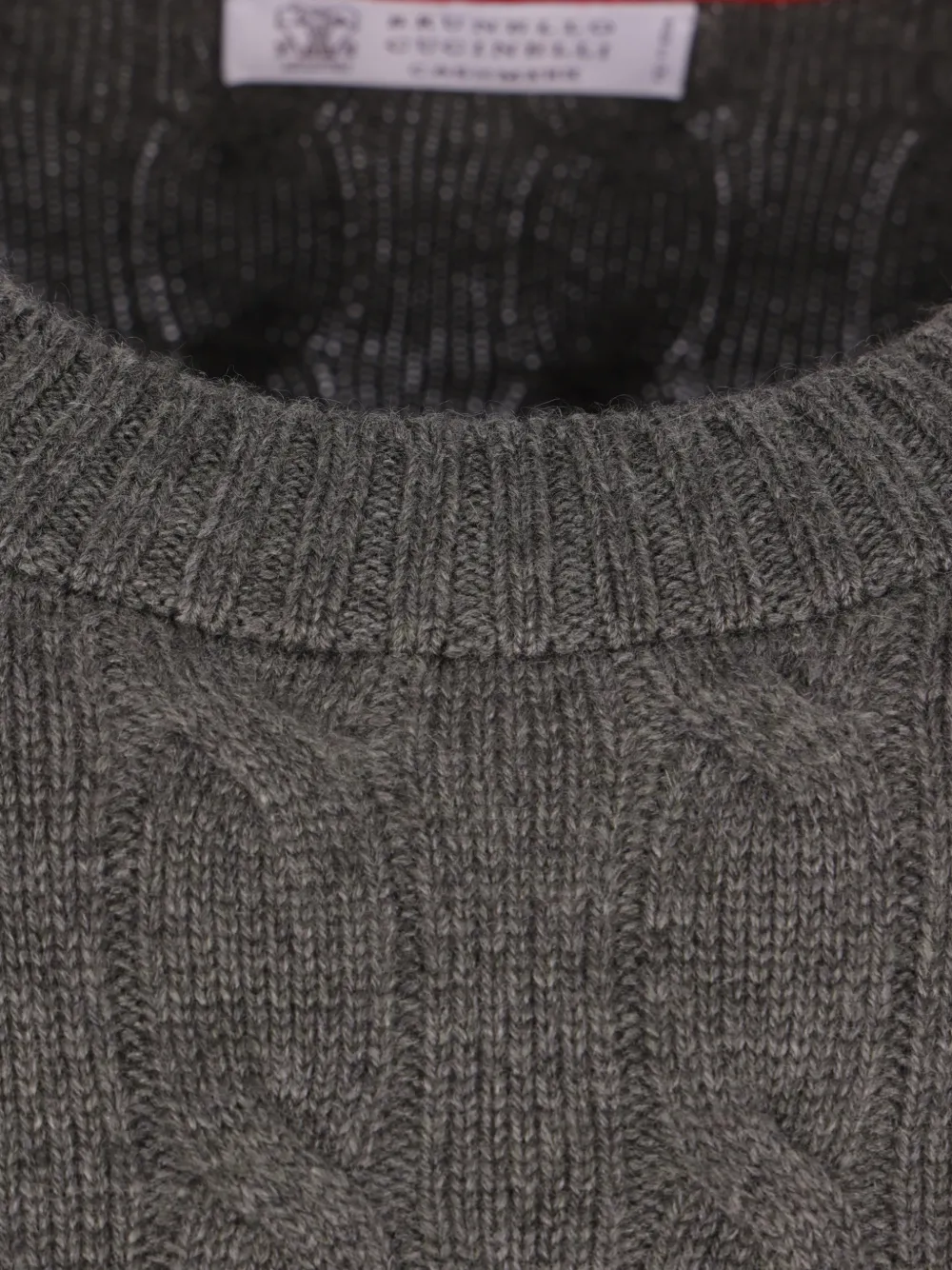 Brunello Cucinelli Kasjmier sweater Grijs