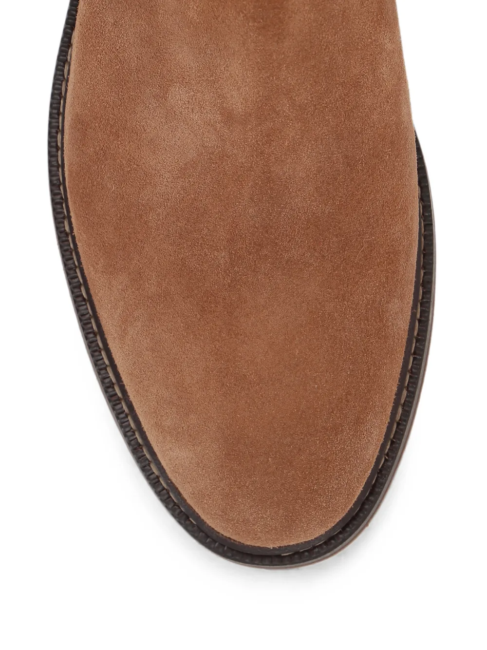Brunello Cucinelli suede Chelsea boots Bruin